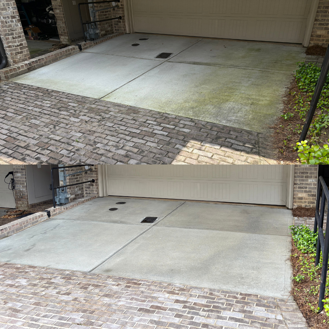 before and after driveway teem
