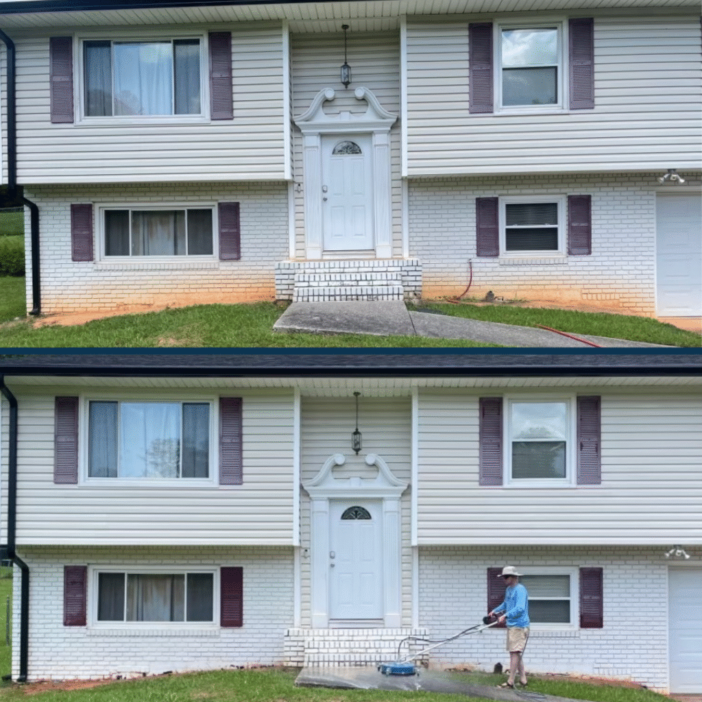 House siding Before & After