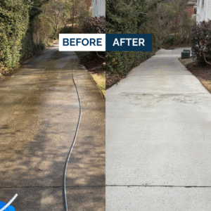 before and after 6.22.25 driveway