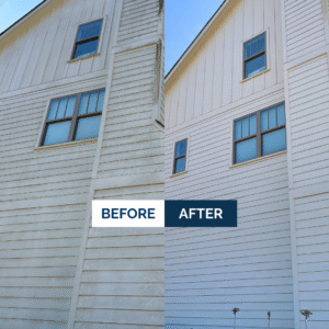 siding before & after
